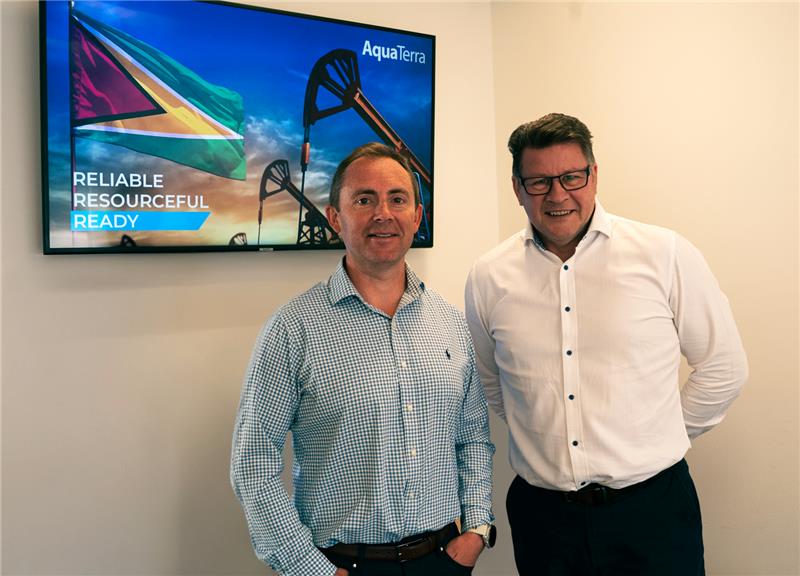 Featured image for “AquaTerra Group expands global reach with new office in Guyana”